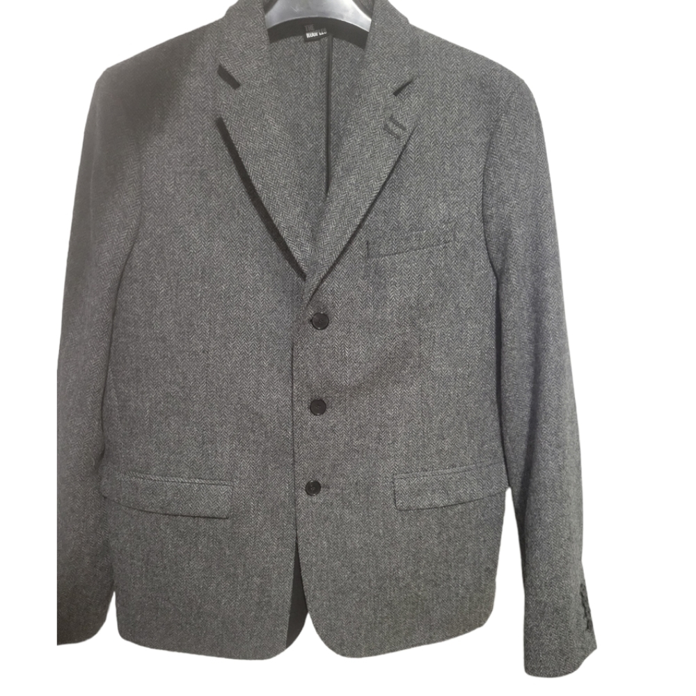 The Kooples Gray Patterned Wool Jacket Size 50 New - image 6